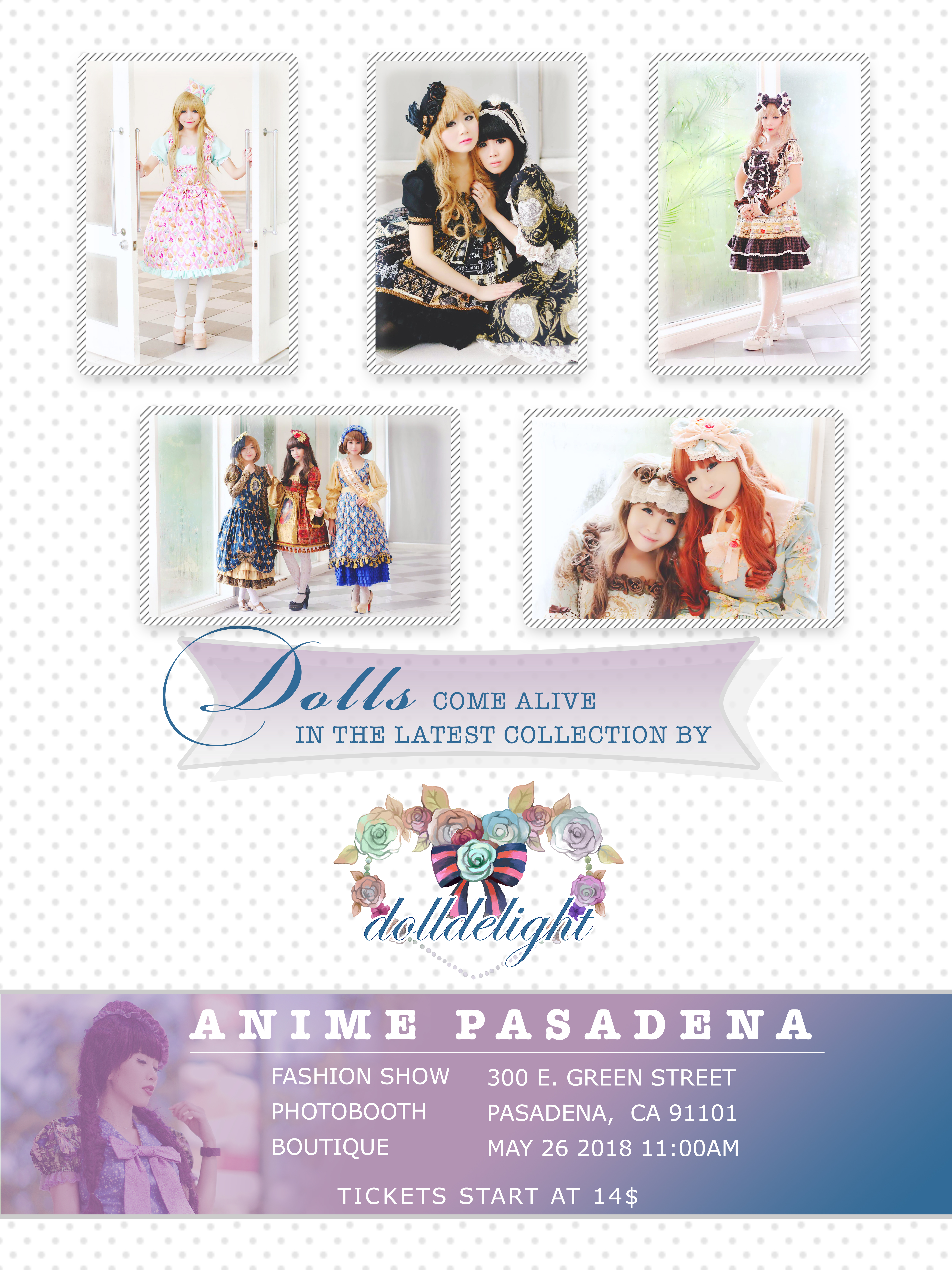 Dolldelight Fashion Show in Anime Pasadena