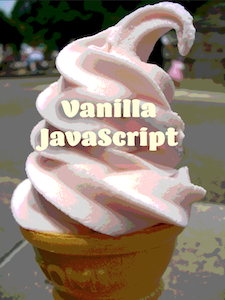ice cream cone with vanilla javascript